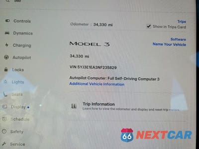 Zdjęcie 9 z 12 samochodu: 2022 TESLA MODEL 3 VIN:5YJ3E1EA3NF235829 - miniatura