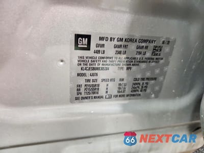 Zdjęcie 13 z 13 samochodu: 2021 BUICK ENCORE PREFERRED VIN:KL4CJESB6MB305304 - miniatura