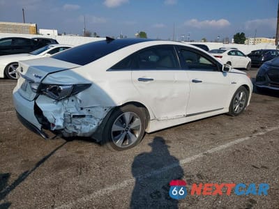 Trzecie zdjęcie samochodu z tyłu: 2012 HYUNDAI SONATA HYBRID VIN:KMHEC4A43CA030691 - miniatura