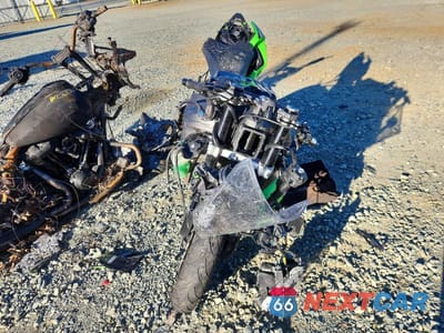 Drugie zdjęcie samochodu z przodu: 2020 KAWASAKI ZX636 K VIN:JKBZXJG13LA009531 - miniatura