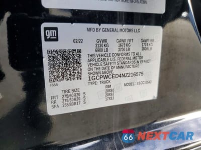 Zdjęcie 12 z 12 samochodu: 2022 CHEVROLET SILVERADO LTD C1500 LT VIN:1GCPWCED4NZ216575 - miniatura
