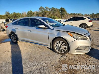 Czwarte zdjęcie samochodu z boku: 2015 HYUNDAI SONATA SPORT VIN:5NPE34AF7FH042586 - miniatura