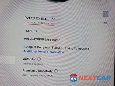 Zdjęcie 9 z 12 samochodu: 2023 TESLA MODEL Y VIN:7SAYGDEF9PF860268 - miniatura