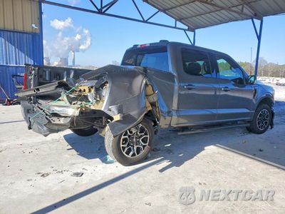 Trzecie zdjęcie samochodu z tyłu: 2021 FORD F150 SUPERCREW VIN:1FTEW1C55MKE31820 - miniatura