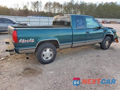 Trzecie zdjęcie samochodu z tyłu: 1997 GMC SIERRA K1500 VIN:1GTEK19R5VE542339 - miniatura