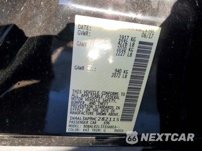 Zdjęcie 13 z 13 samochodu: 2017 NISSAN ALTIMA VIN:1N4AL3AP9HC282115 - miniatura