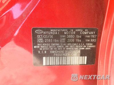 Zdjęcie 12 z 12 samochodu: 2015 HYUNDAI ELANTRA SE VIN:KMHDH4AE1FU358734 - miniatura