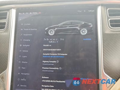 Zdjęcie 9 z 11 samochodu: 2016 TESLA MODEL S VIN:5YJSA1E28GF131971 - miniatura