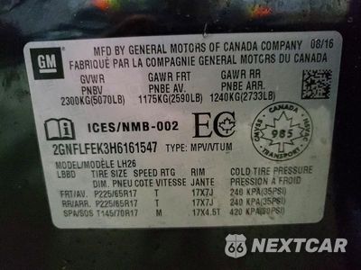 Zdjęcie 13 z 13 samochodu: 2017 CHEVROLET EQUINOX LT VIN:2GNFLFEK3H6161547 - miniatura