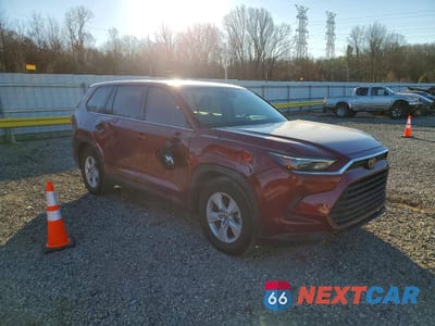 Czwarte zdjęcie samochodu z boku: 2025 TOYOTA GRAND HIGHLANDER LE VIN:5TDACAB5XSS045456 - miniatura