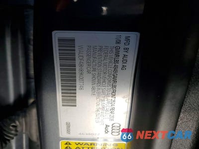 Zdjęcie 13 z 13 samochodu: 2009 AUDI A4 2.0T CABRIOLET QUATTRO VIN:WAUDF48H89K007746 - miniatura