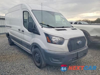 Czwarte zdjęcie samochodu z boku: 2023 FORD TRANSIT T-250 CARGO - RUNS & DRIVES - PRIOR FLEET VIN:1FTBR1C80PKA07034 - miniatura