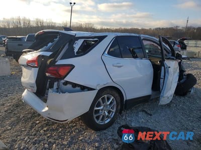 Trzecie zdjęcie samochodu z tyłu: 2022 CHEVROLET EQUINOX LT VIN:3GNAXUEV0NL102637 - miniatura