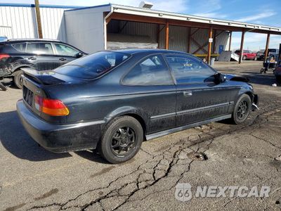 Trzecie zdjęcie samochodu z tyłu: 1998 HONDA CIVIC HX VIN:1HGEJ7121WL134326 - miniatura