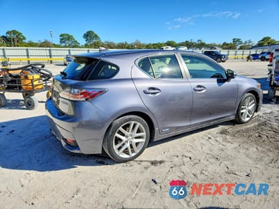Trzecie zdjęcie samochodu z tyłu: 2015 LEXUS CT 200H BASE VIN:JTHKD5BH6F2212734 - miniatura