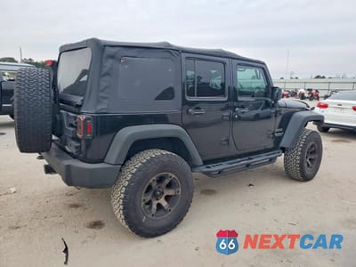 Trzecie zdjęcie samochodu z tyłu: 2013 JEEP WRANGLER UNLIMITED SPORT VIN:1C4BJWDGXDL590602 - miniatura