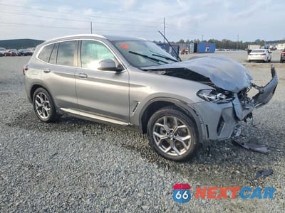 Czwarte zdjęcie samochodu z boku: 2024 BMW X3 XDRIVE30I VIN:5UX53DP00R9T76487 - miniatura