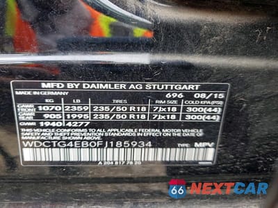 Zdjęcie 13 z 13 samochodu: 2015 MERCEDES-BENZ GLA 250 VIN:WDCTG4EB0FJ185934 - miniatura