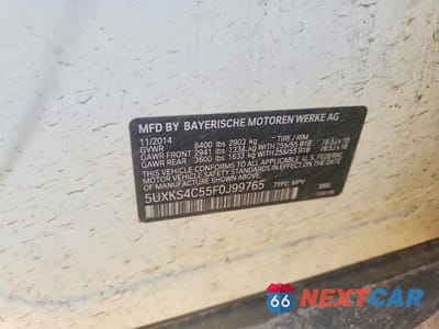 Zdjęcie 13 z 13 samochodu: 2015 BMW X5 XDRIVE35D VIN:5UXKS4C55F0J99765 - miniatura