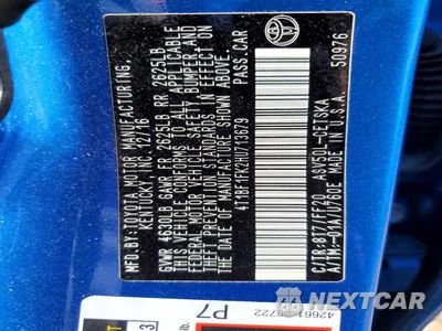 Zdjęcie 12 z 13 samochodu: 2017 TOYOTA CAMRY LE VIN:4T1BF1FK2HU713679 - miniatura