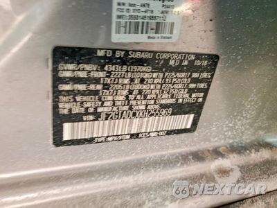 Zdjęcie 13 z 14 samochodu: 2019 SUBARU CROSSTREK PREMIUM VIN:JF2GTADCXKH255969 - miniatura