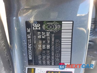 Zdjęcie 12 z 12 samochodu: 2019 MERCEDES-BENZ C 300 4MATIC VIN:55SWF8EB1KU320139 - miniatura