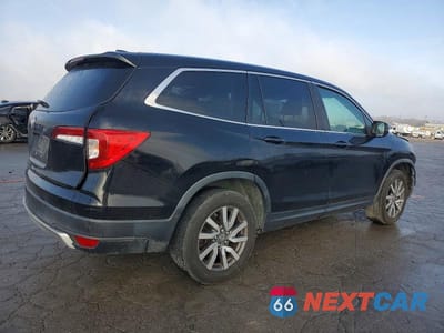 Trzecie zdjęcie samochodu z tyłu: 2019 HONDA PILOT EXL VIN:5FNYF5H53KB013764 - miniatura