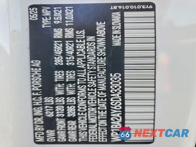 Zdjęcie 14 z 14 samochodu: 2025 PORSCHE CAYENNE COUPE VIN:WP1BA2AY6SDA33035 - miniatura