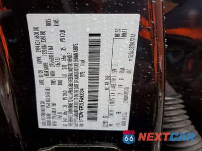 Zdjęcie 12 z 12 samochodu: 2020 FORD F150 SUPERCREW VIN:1FTEW1EP2LFA93394 - miniatura