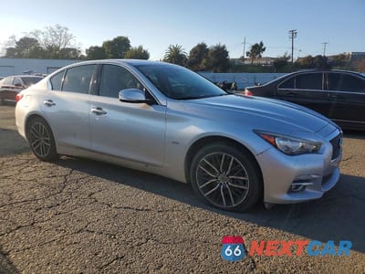 Czwarte zdjęcie samochodu z boku: 2017 INFINITI Q50 BASE VIN:JN1CV7AP0HM641840 - miniatura