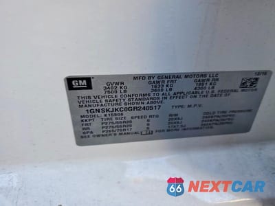 Zdjęcie 14 z 14 samochodu: 2016 CHEVROLET SUBURBAN K1500 LTZ VIN:1GNSKJKC0GR240517 - miniatura