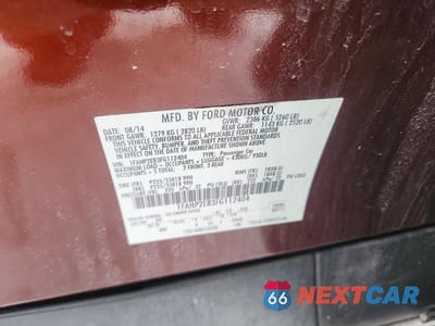 Zdjęcie 12 z 12 samochodu: 2015 FORD TAURUS SEL VIN:1FAHP2E83FG112404 - miniatura