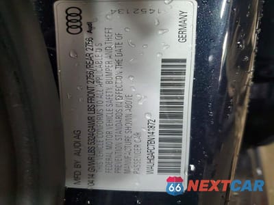 Zdjęcie 12 z 12 samochodu: 2014 AUDI A6 PRESTIGE VIN:WAUHGAFC7EN141872 - miniatura