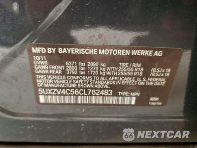 Zdjęcie 13 z 13 samochodu: 2012 BMW X5 XDRIVE35I VIN:5UXZV4C56CL762483 - miniatura