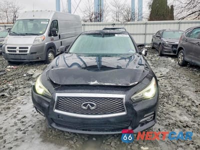 Piąte zdjęcie samochodu w środku: 2015 INFINITI Q50 BASE VIN:JN1BV7AR3FM406326 - miniatura