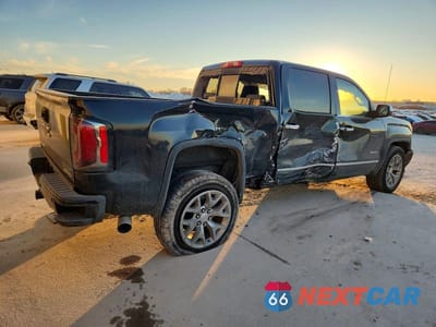 Trzecie zdjęcie samochodu z tyłu: 2018 GMC SIERRA K1500 DENALI VIN:3GTU2PEC6JG504153 - miniatura
