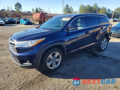 2016 TOYOTA HIGHLANDER LIMITED 5TDYKRFH6GS162480 - główne zdjęcie licytacji z USA - miniatura