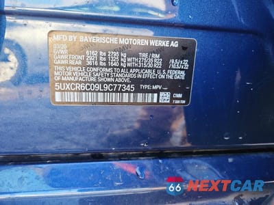 Zdjęcie 13 z 13 samochodu: 2020 BMW X5 XDRIVE40I VIN:5UXCR6C09L9C77345 - miniatura