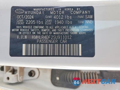 Zdjęcie 12 z 12 samochodu: 2025 HYUNDAI ELANTRA N LINE VIN:KMHLR4DF2SU911012 - miniatura