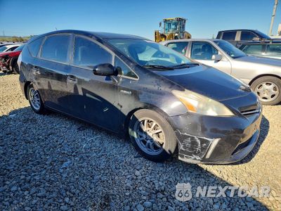 Czwarte zdjęcie samochodu z boku: 2012 TOYOTA PRIUS V VIN:JTDZN3EU1C3043030 - miniatura