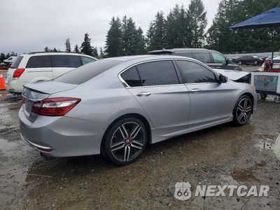 Trzecie zdjęcie samochodu z tyłu: 2017 HONDA ACCORD SPORT VIN:1HGCR2F5XHA007143 - miniatura