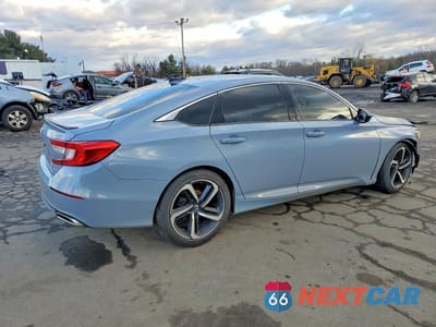 Trzecie zdjęcie samochodu z tyłu: 2022 HONDA ACCORD SPORT VIN:1HGCV1F38NA038729 - miniatura