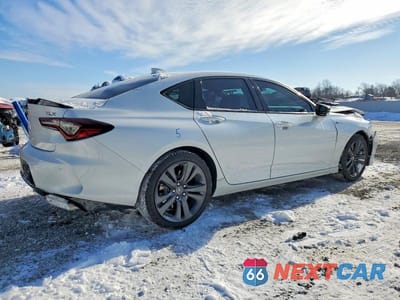 Trzecie zdjęcie samochodu z tyłu: 2022 ACURA TLX TECH A VIN:19UUB5F51NA003455 - miniatura