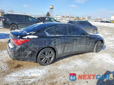 Trzecie zdjęcie samochodu z tyłu: 2015 INFINITI Q50 VIN:JN1BV7AP1FM339353 - miniatura