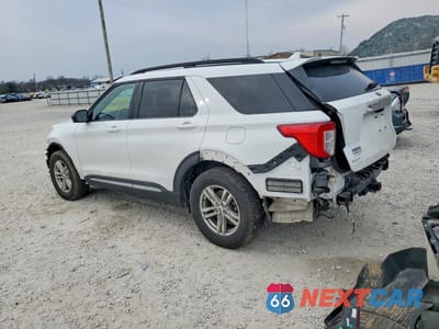 Drugie zdjęcie samochodu z przodu: 2020 FORD EXPLORER XLT VIN:1FMSK8DH5LGB62523 - miniatura