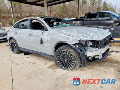 Czwarte zdjęcie samochodu z boku: 2026 MERCEDES-BENZ GLC COUPE 300 4MATIC VIN:W1NKJ4HB2TF492642 - miniatura