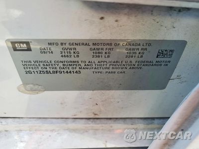 Zdjęcie 12 z 13 samochodu: 2015 CHEVROLET IMPALA LS VIN:2G11Z5SL8F9144143 - miniatura