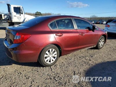 Trzecie zdjęcie samochodu z tyłu: 2012 HONDA CIVIC LX VIN:19XFB2F55CE077896 - miniatura