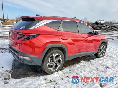 Trzecie zdjęcie samochodu z tyłu: 2023 HYUNDAI TUCSON SEL VIN:5NMJFCAEXPH167281 - miniatura