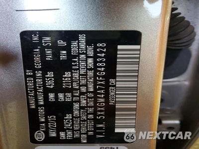 Zdjęcie 12 z 14 samochodu: 2015 KIA OPTIMA LX VIN:5XXGM4A7XFG483428 - miniatura